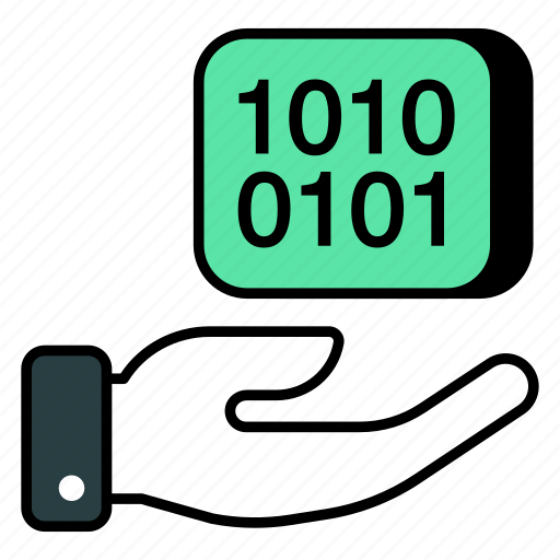 Binary data, binary code, digital code, binary code care, numeric code icon - Download on Iconfinder