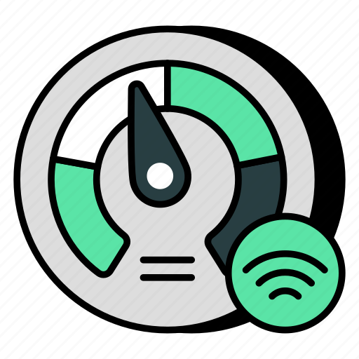 Internet speed test, wifi speed test, speed indicator, speed optimization, speed gauge icon - Download on Iconfinder