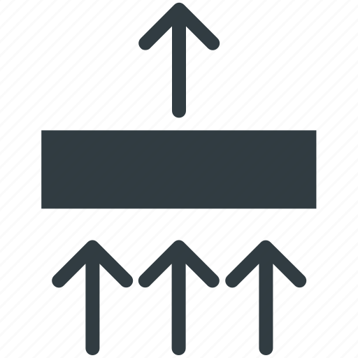 Arrows, arrows direction, arrows pointing, upload sign, upward arrows icon - Download on Iconfinder
