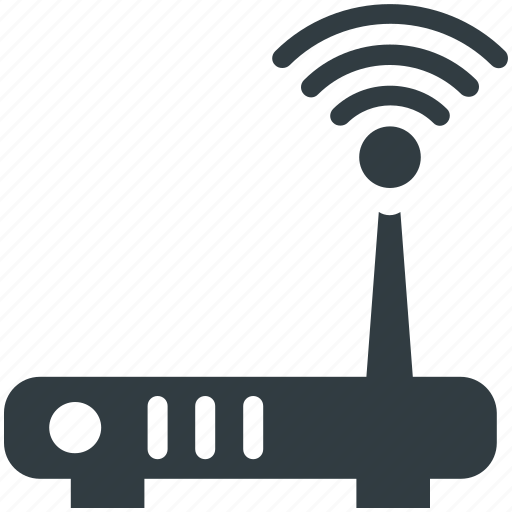 Router, wifi, wifi modem, wireless fidelity, wlan icon - Download on Iconfinder