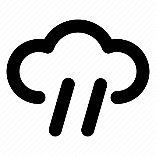Cloud, cloudy, forecast, rain, rainy, weather icon - Download on Iconfinder