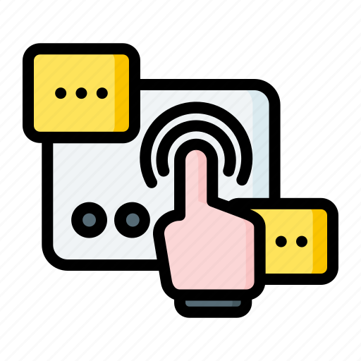 Connection, interaction, interactive, screen, interactivity, touch icon - Download on Iconfinder