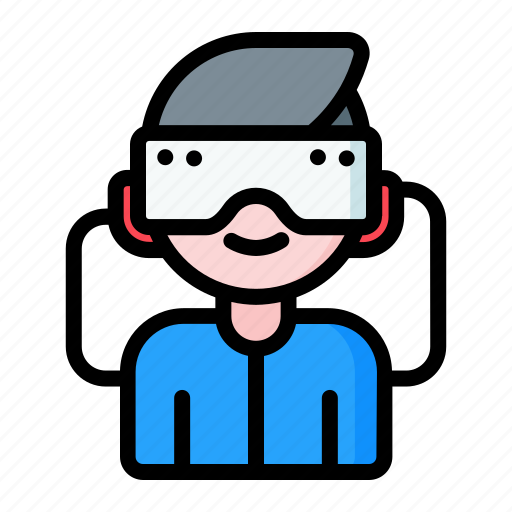 Simulation, virtual, reality, vr, oculus icon - Download on Iconfinder