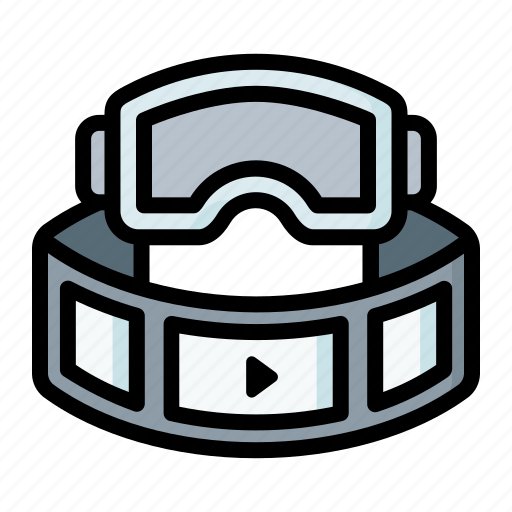 Video, vr, watch, technology, metaverse icon - Download on Iconfinder