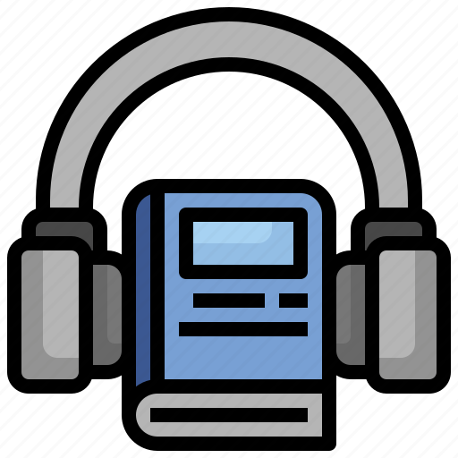 Audio, book, distance, learning, elearning, online, headphone icon - Download on Iconfinder