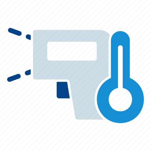 Thermometer, temperature, medical, gun, high, degrees, farenheit icon - Download on Iconfinder