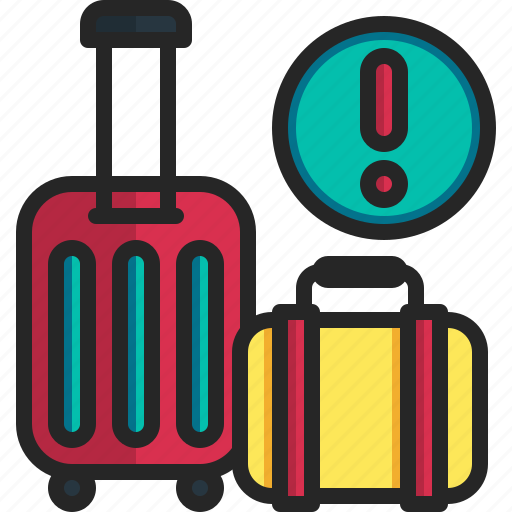 Coronavirus, covid, avoid, traveling, bag, baggage, luggage icon - Download on Iconfinder