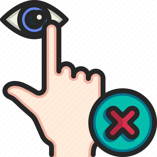 Coronavirus, covid, eyes, virus, healthcare, protection, avoid touching icon - Download on Iconfinder