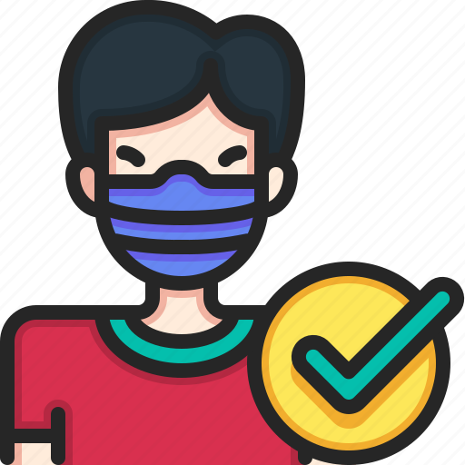 Wear, mask, covid, coronavirus, people, protection, wear mask icon - Download on Iconfinder