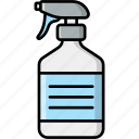 disinfectant, spray, bottle, hygiene