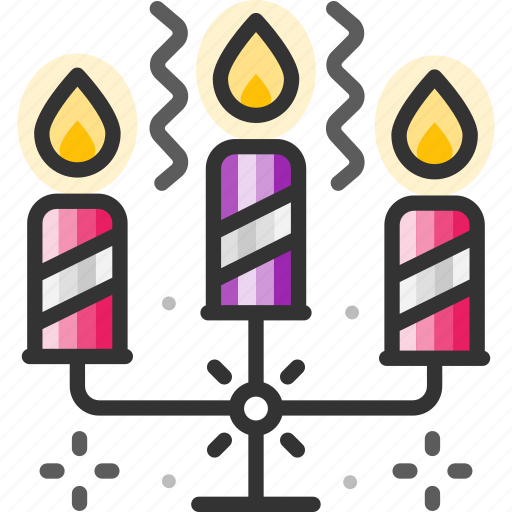 Candle, candles, celebration, decoration, party icon - Download on Iconfinder