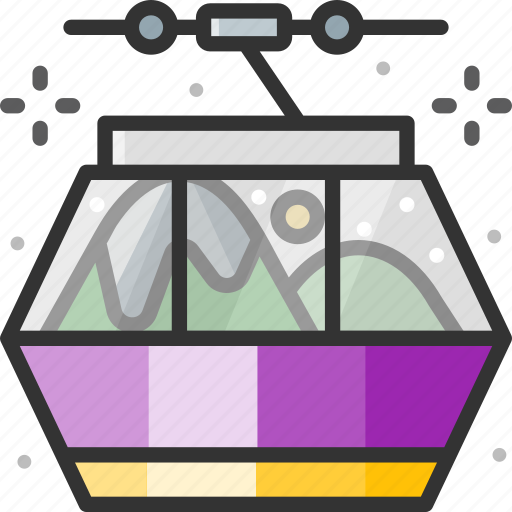 Cable car, holidays, transportation, travel icon - Download on Iconfinder