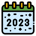 new year 2023, celebration, calendar, party, event