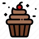 cupcake, dessert, sweet, muffin, cake