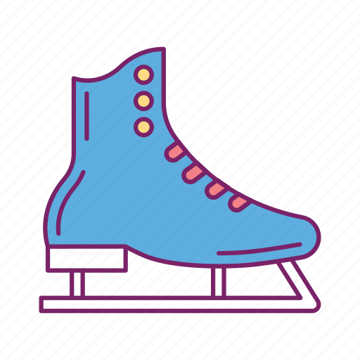 Ice shoes, roller, shoes, skateboarding, skating, snow, winter icon - Download on Iconfinder