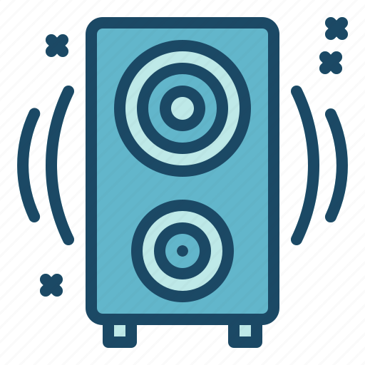Speaker, loudspeaker, sound, audio, music icon - Download on Iconfinder
