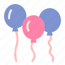 balloon, decoration, celebration, party, birthday