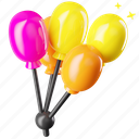 balloons, party, decoration, balloon, birthday, happy, holiday, love, heart, fun, celebration 