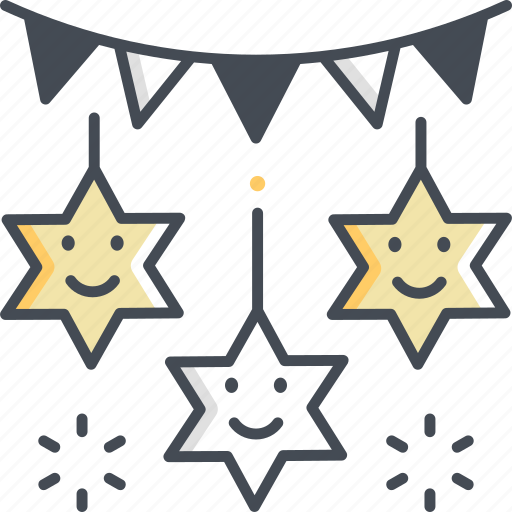Stars, decoration, festival, celebration icon - Download on Iconfinder