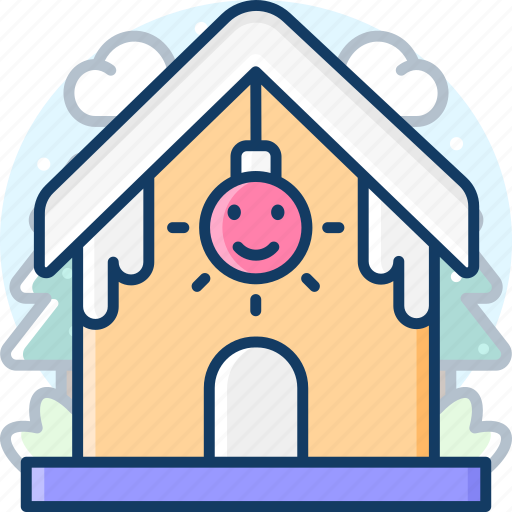Winter house, house, snow, home icon - Download on Iconfinder