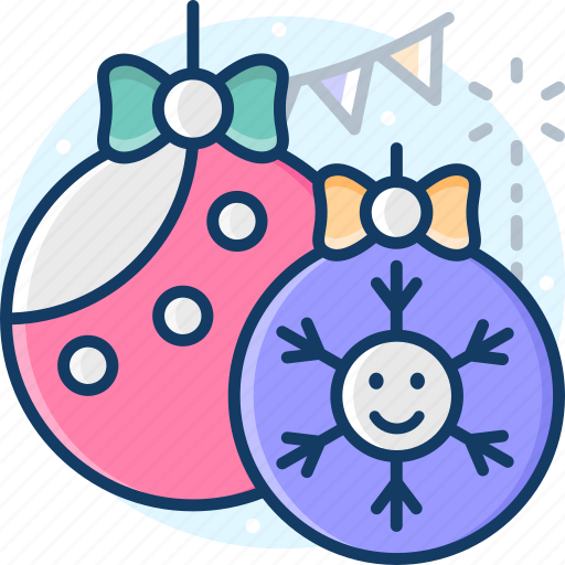 Christmas balls, ball, decoration, festival, bauble icon - Download on Iconfinder