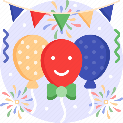 Balloon, carnival, party, birthday, newyear icon - Download on Iconfinder