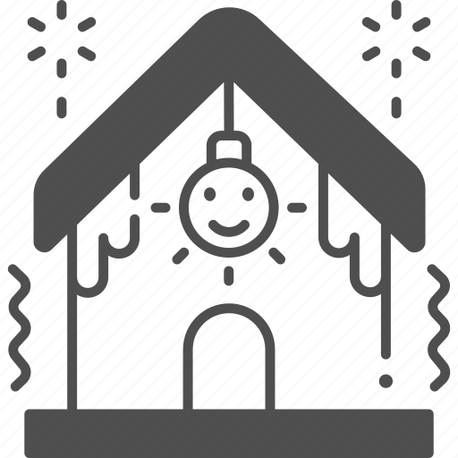 Winter house, house, snow, home icon - Download on Iconfinder
