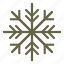 christmas, snow, snowflake, weather, winter icon 