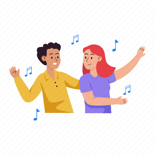 Dancing, dance, happy, couple, celebration, new year eve, new year icon - Download on Iconfinder