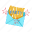 invitation, letter, envelope, message, party invitation, new year eve, new year, party, celebration 