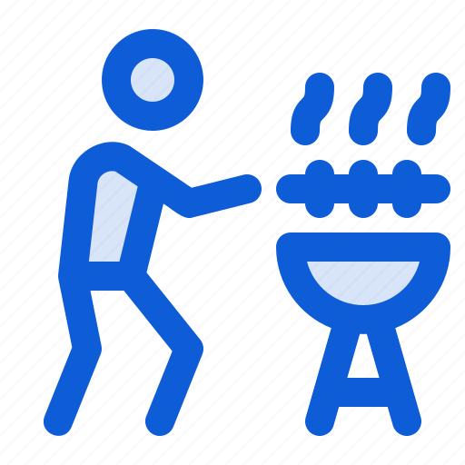 Barbecue, man, grill, cooking, chef, grilling icon - Download on Iconfinder