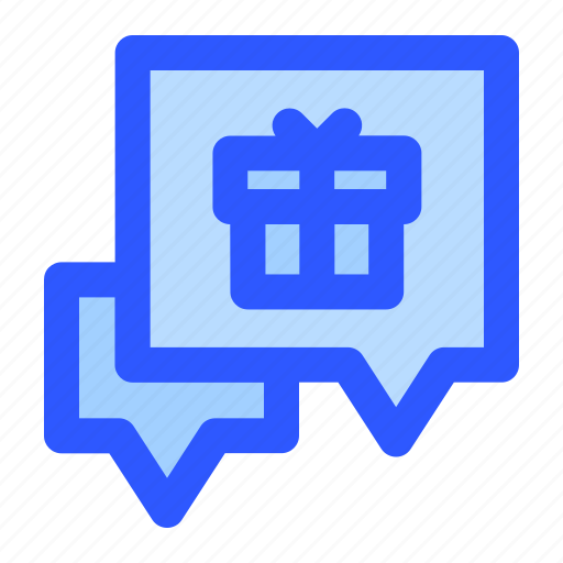 Conversation, gift, communication, chat, message icon - Download on Iconfinder
