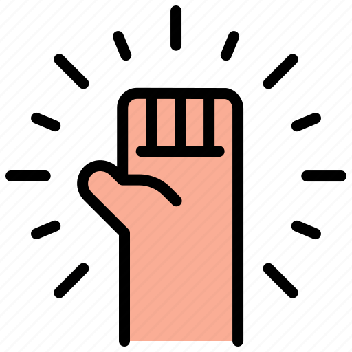 Hand, raise, volunteer, charity, support icon - Download on Iconfinder