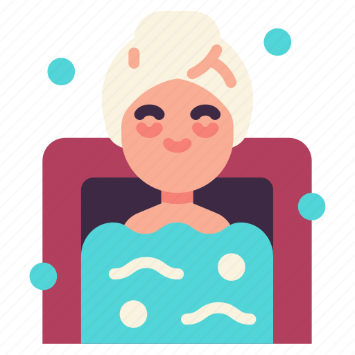 Bathing, relax, spa, skincare, woman icon - Download on Iconfinder