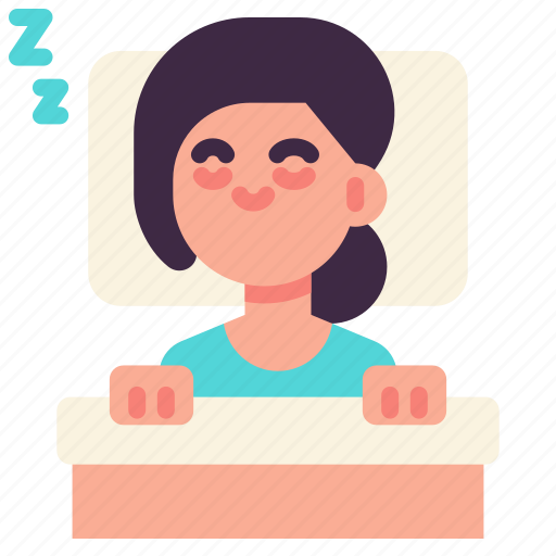 Sleeping, resting, relax, woman, bedroom icon - Download on Iconfinder