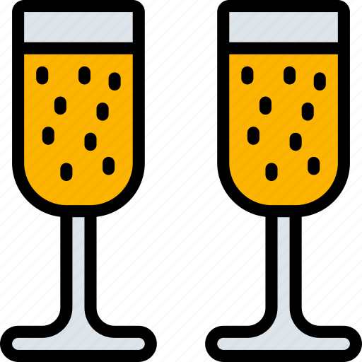 Alcohol, audio, champagne, december, drinks, holidays, new years icon - Download on Iconfinder