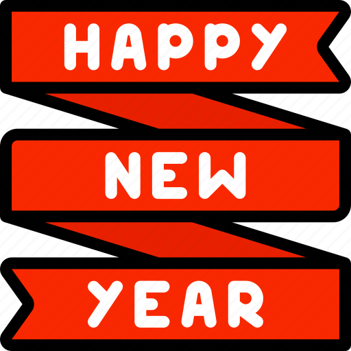 Banner, celebration, december, holidays, new, new years, year icon - Download on Iconfinder