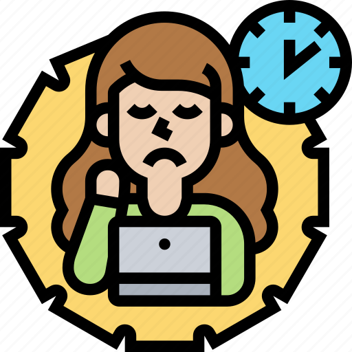 Procrastinating, stop, time, deadline, management icon - Download on Iconfinder