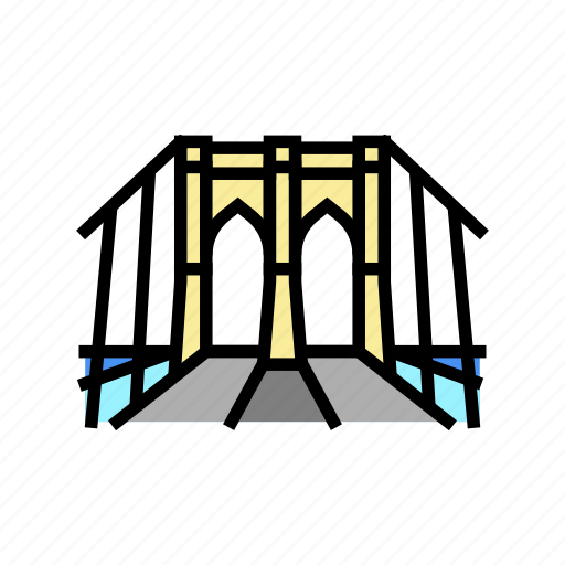Brooklyn, bridge, new, york, american, city icon - Download on Iconfinder