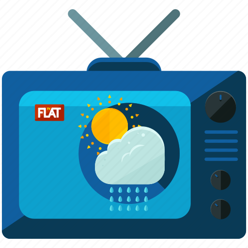 Cloud, female, news, sun, television, weather icon - Download on Iconfinder