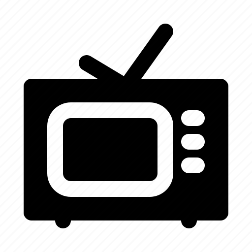Broadcast, news, newscast, old, television, tv icon - Download on Iconfinder