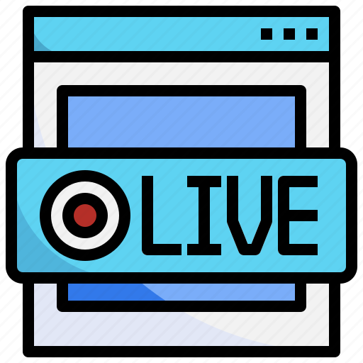 Browser, live, news, multimedia, ommunications, microphone icon - Download on Iconfinder