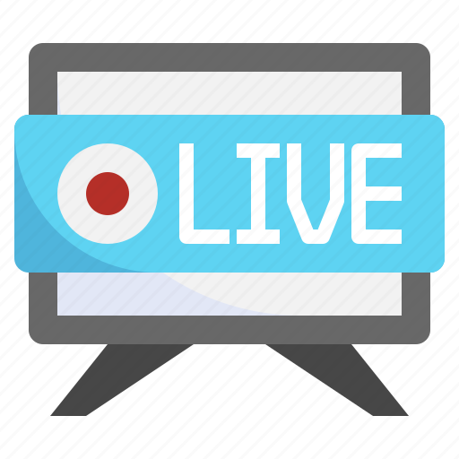 Live, news, tv, multimedia, electronics, communications, voice icon - Download on Iconfinder