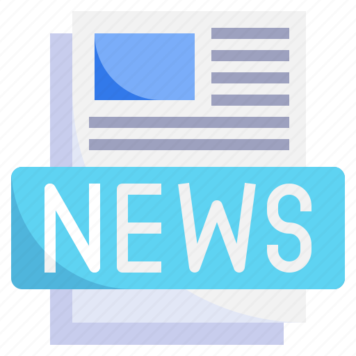Newspaper, news, journal, report, communications icon - Download on Iconfinder