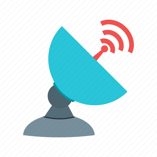 Antenna, dish, radio, satellite, signals, space, technology icon - Download on Iconfinder