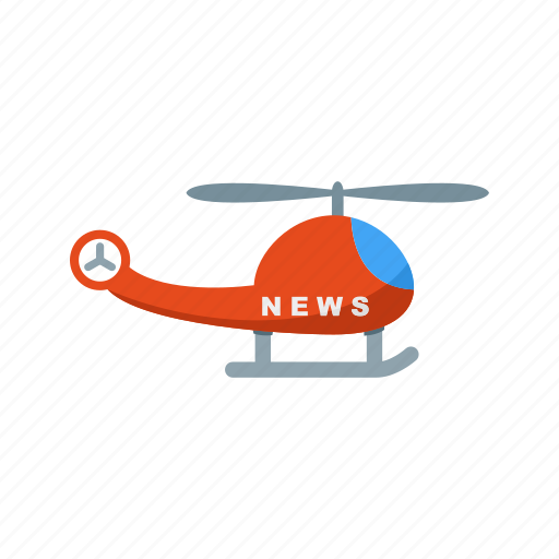 Camera, coverage, helicopter, media, news, reporter, tv icon - Download on Iconfinder