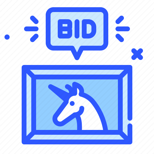 Bid, art, crypto, token icon - Download on Iconfinder