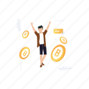bitcoin, crypto, currency, buy, cursor