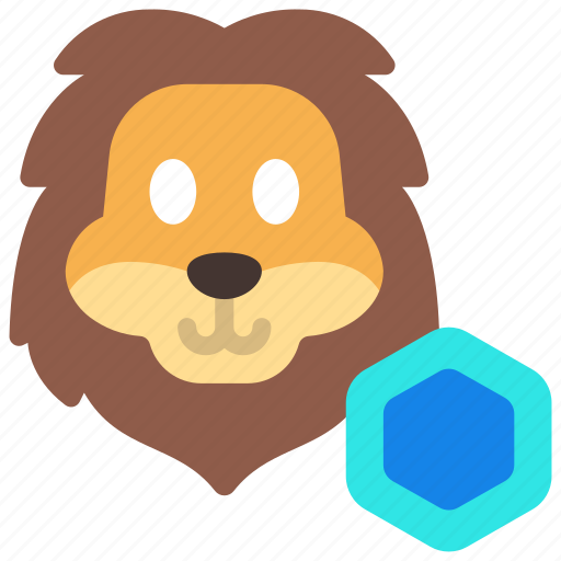 Lion, animal, wildlife, crypto, token icon - Download on Iconfinder