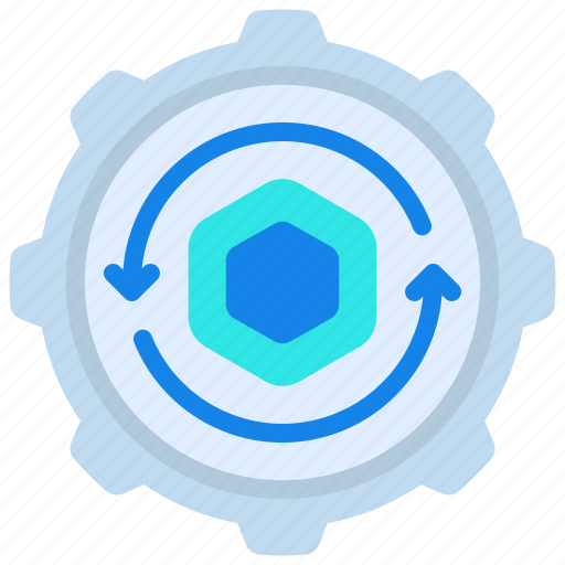 Process, processing, gear, cog, update icon - Download on Iconfinder